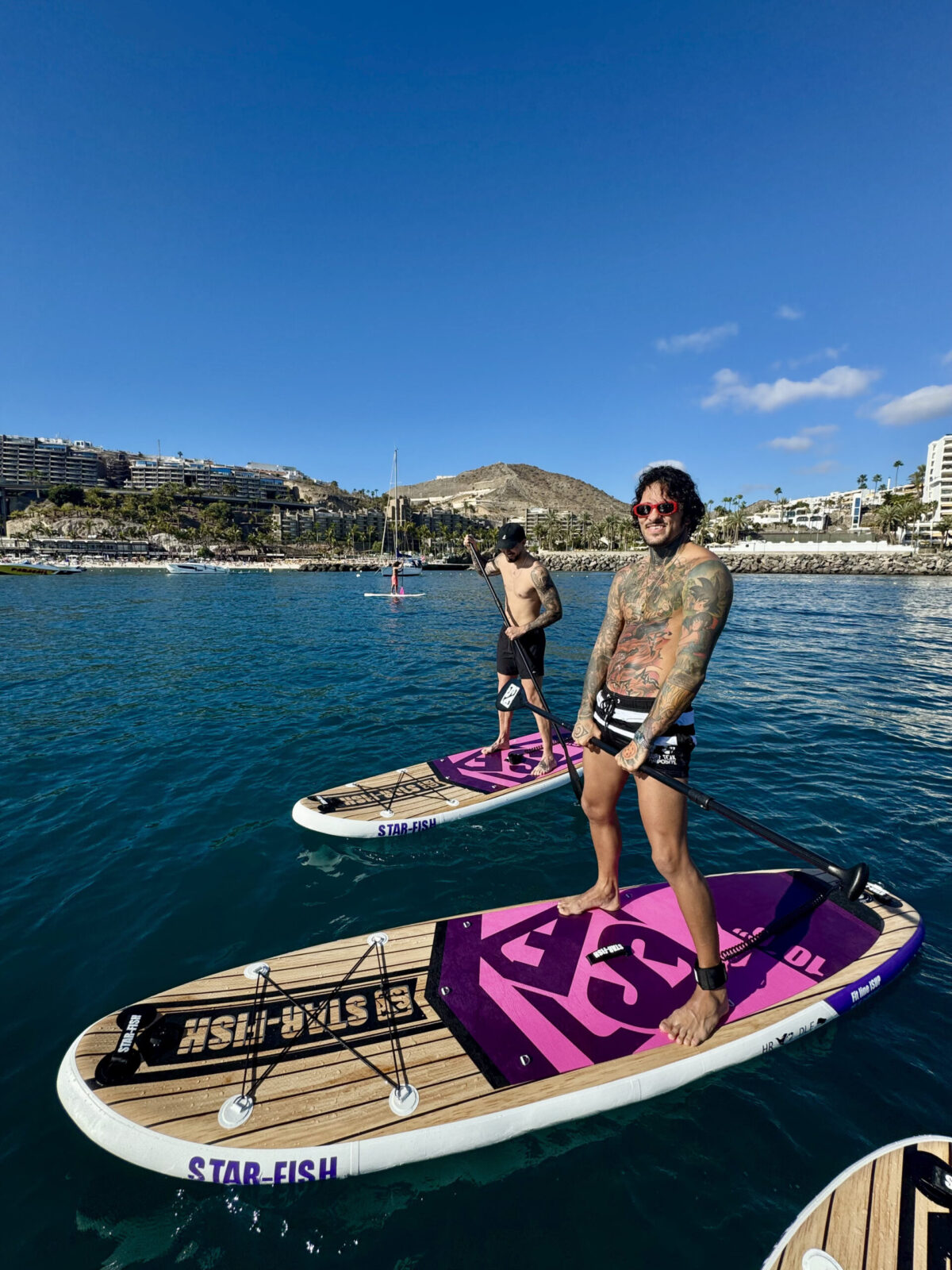 Clase de paddle surf en pareja en Gran Canaria